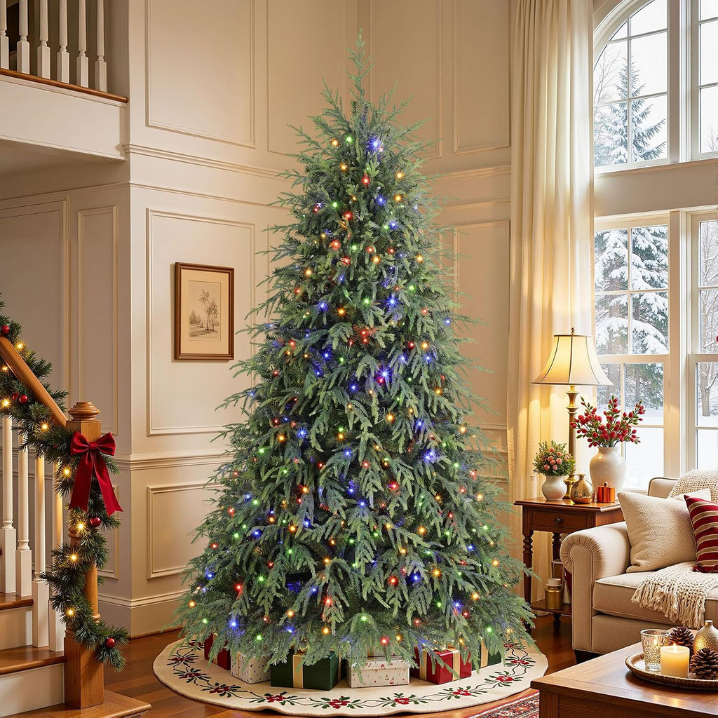 shareconn 7ft prelit artificial norfolk pine christmas tree on a desk or shelf