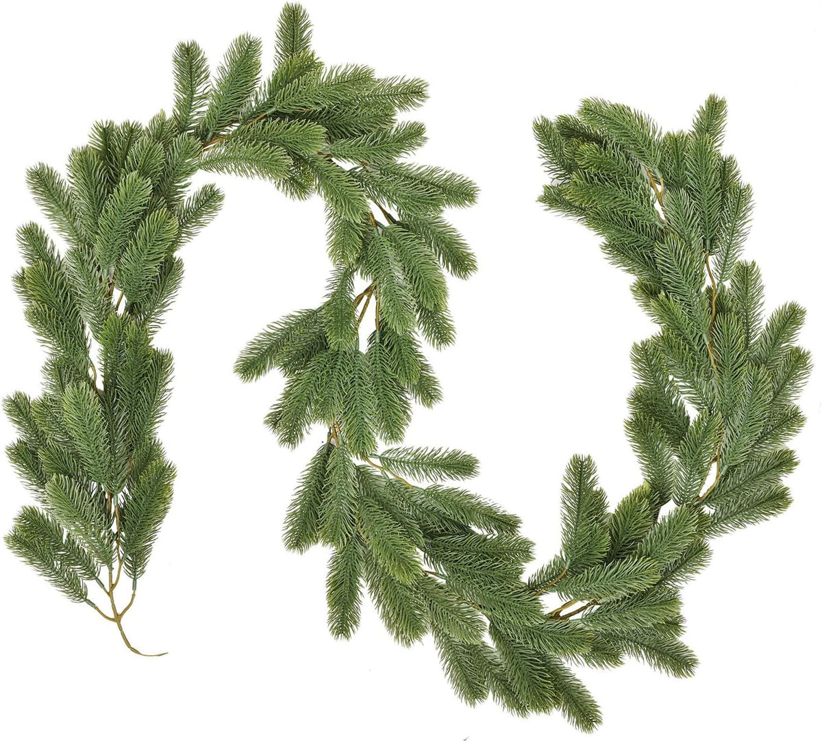 6ft christmas garland, artificial pine garland holiday decor, main product view