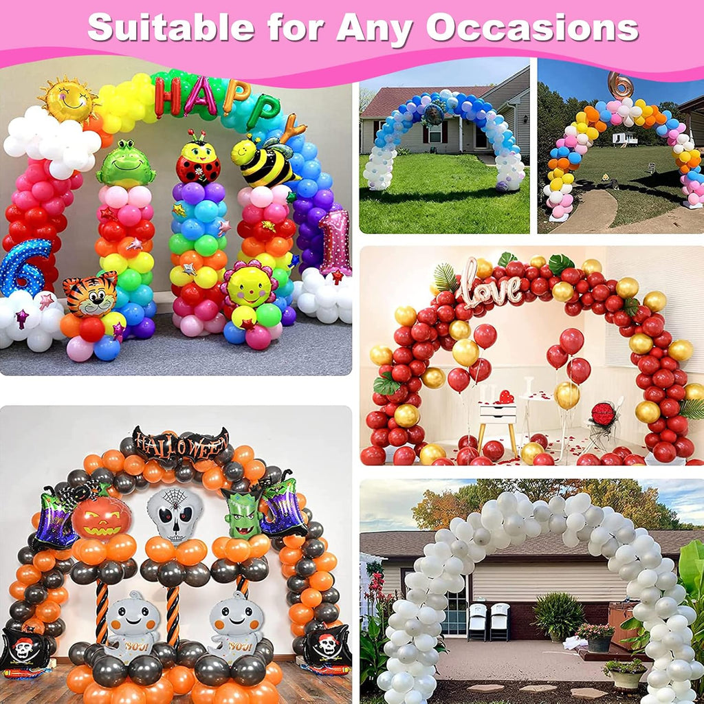 balloon arch kit and balloon pump electric, 10ft on a desk or shelf