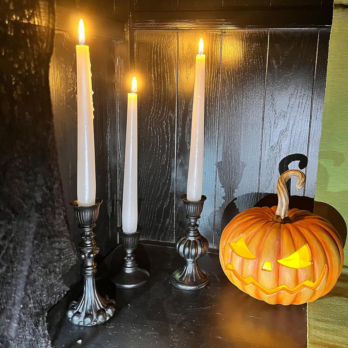 Guichifun Black Candlestick Holder Set of 3 Living Room Decor