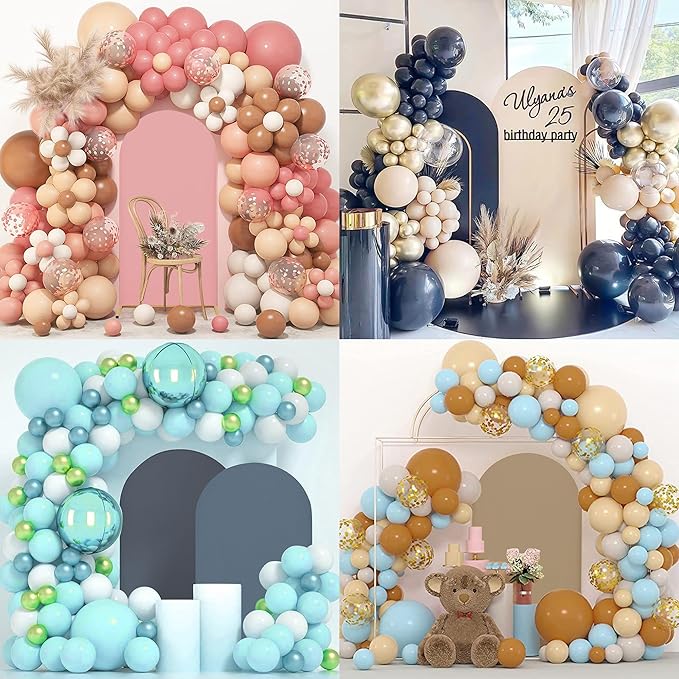 6.6FT Wedding Arch Covers Arch Backdrop Cover Arch Stand Covers Set Arch Cover Spandex Fabric Stretchy Backdrop for Wedding Birthday Party Decoration Baby Shower (Lilac)