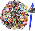 silicone focal beads bulk, different random mix collections shown in use