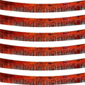 6 Pack Red Total 60 Feet Foil Fringe Garland Metallic Tinsel Banner Wall Hanging Drapes Parade Float Skirting Decorations for Trailer Mardi Gras Party Birthday Wedding (Red)
