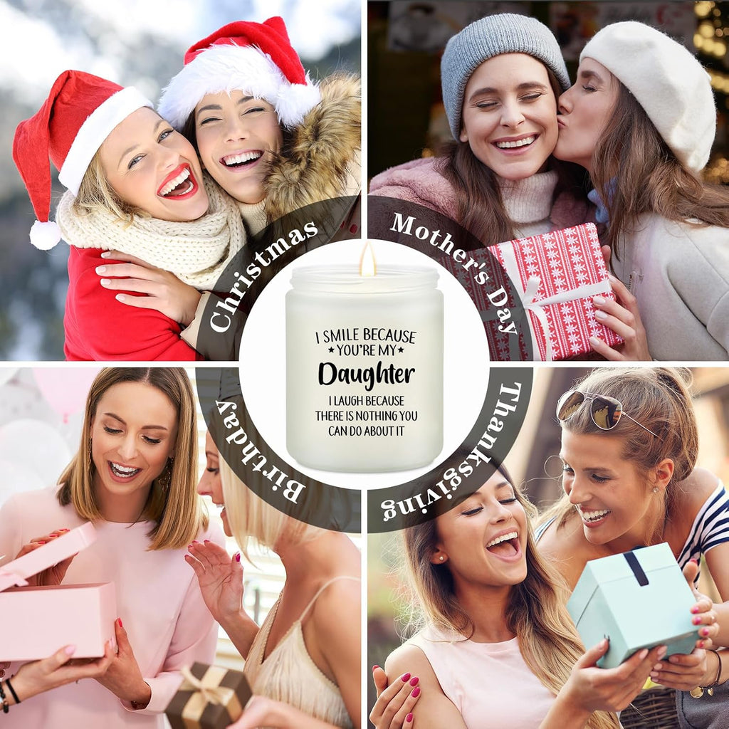 Maybeone Mothers Day Daughter Gifts from Mom Dad - Valentines Day Christmas Birthday Gifts for Daughters - Lavender Scented Candle