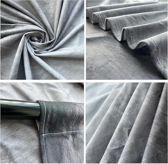 10x10ft Abstract Black Gray Portrait Photography Backdrops Photo Studio Prop Background for Children Adult