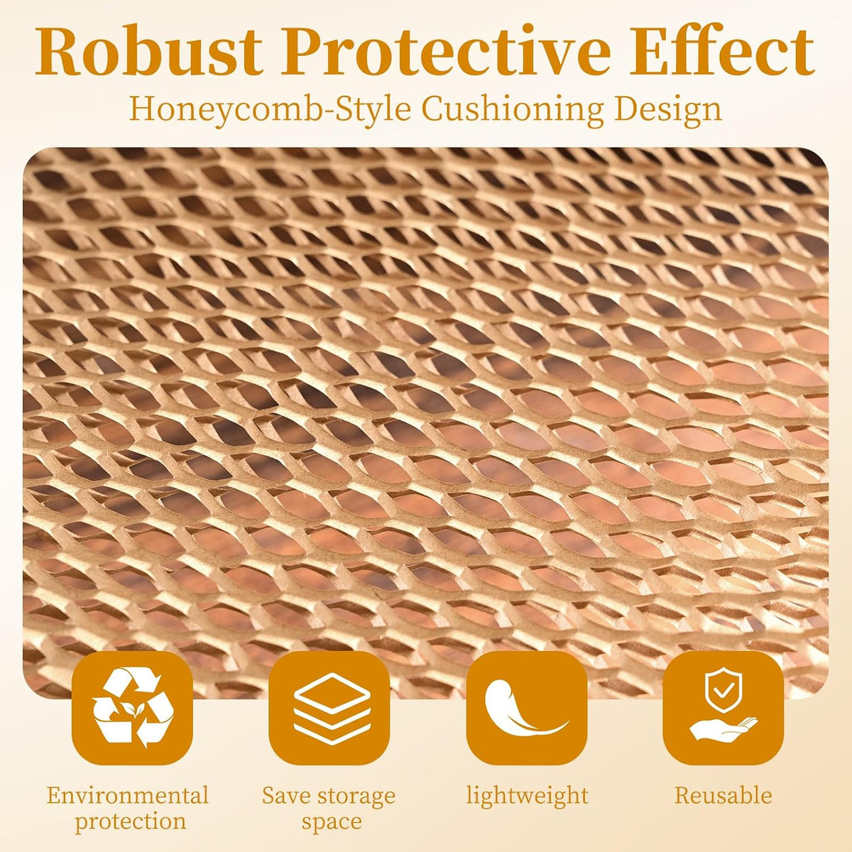 brown honeycomb packing paper 2 rolls, 15 x, package contents
