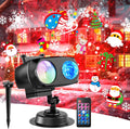 8-pattern christmas projector lights outdoor 2-in-1, holiday projector, main product view