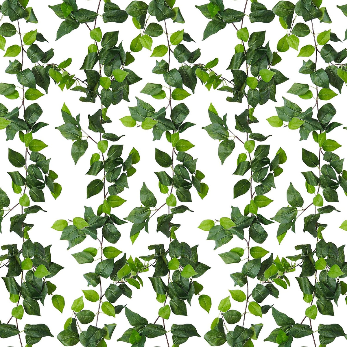 recutms 6pc fake vines artificial ivy garland silk, main product view