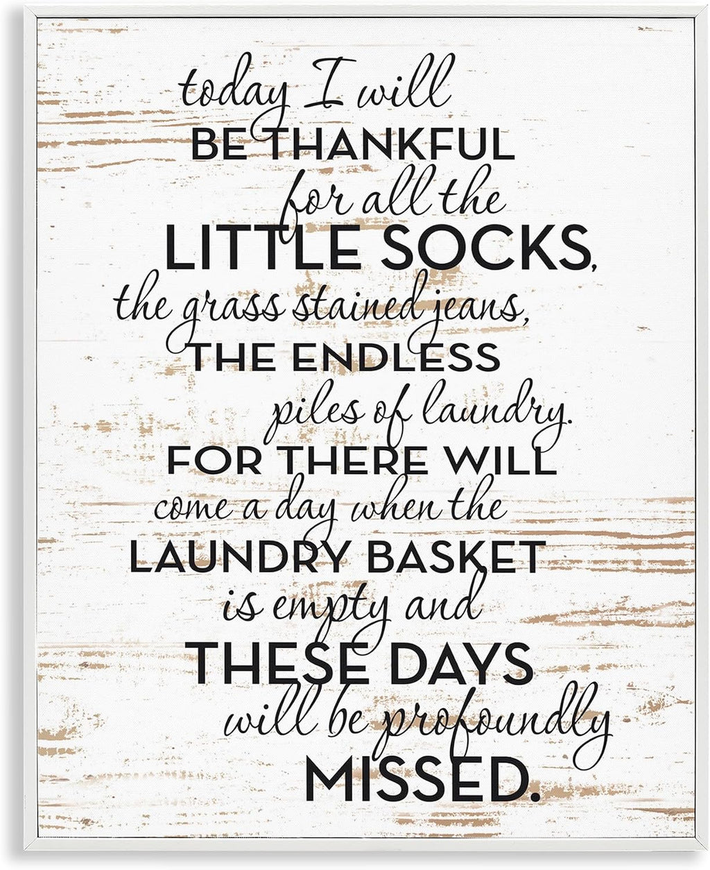 'Rustic Parenthood Phrase'| Framed Giclee Art | Stupell Industries | White, 24 x 30 Inches, Easy to Hang and Sturdy, Made in USA, by Lettered and Lined