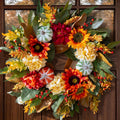 harvest fall wreaths for front door outside 24, main product view