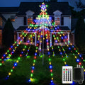 ollny christmas lights tree 340led with topper star, main product view