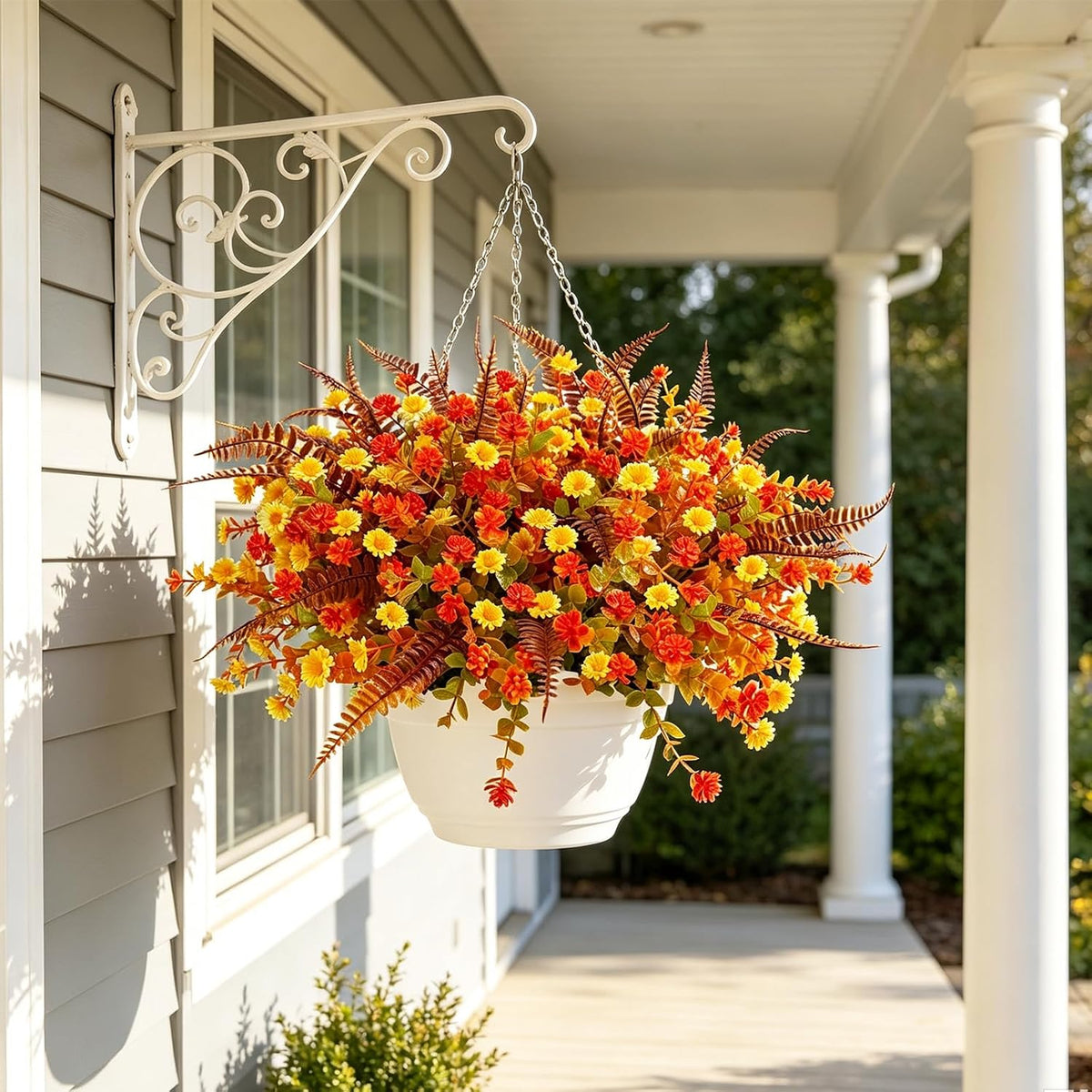 20 bundles artificial fall flowers for outdoors fall, view 9