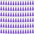 6P Purple Foil Fringe Metallic Tassel Streamers Banner Tassel Garland for Parade Floats, Bachelorette, Wedding, Birthday, Graduation, Christmas, Bridal/Baby Shower Party Decorations