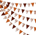 pinkblume Fall Party Decorations Maple Leaf Pennant Banner Triangle Hanging Flag Bunting for Autumn Thanksgiving Birthday Wedding Bridal Baby Shower Engagement Bachelorette Harvest Party Supplies