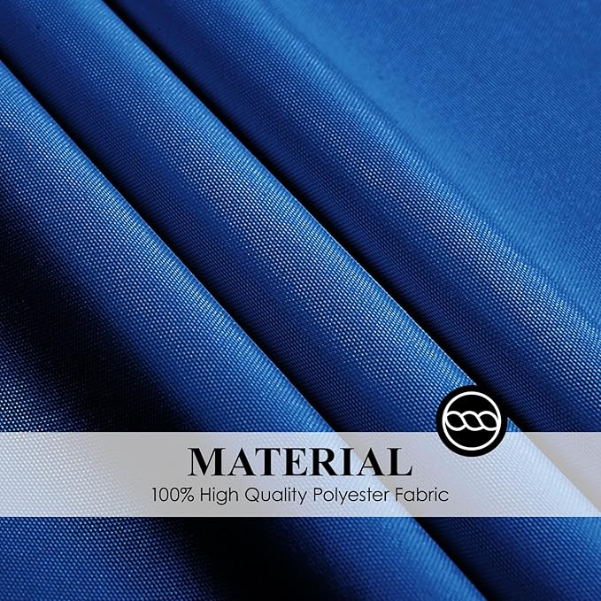 Round Tablecloth 6 Pack 90 Inch Royal Blue Tablecloths Washable Decorative Linen Polyester Table Clothes Cover for Dining Table Banquets Buffet Parties and Wedding
