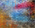 YYNXSY Colorful Brick Wall Photo Backdrop Retro Theme Stone Brick Wall Background Brick Design Microfiber Background Brick Decoration Brick Party Decoration Photo Background 7X5FT YY-24