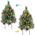 christmas tree urn filler with timer, pre-lit warm, main product view