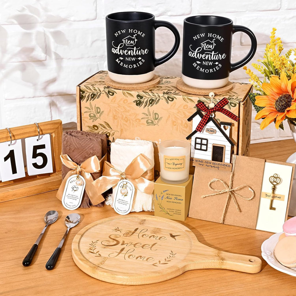 YHRJWN 13 Pcs House Warming Gifts New Home, New Home Gift Ideas, Housewarming Gift for Homeowners Women Men Friends, Closing Gifts for House Buyers