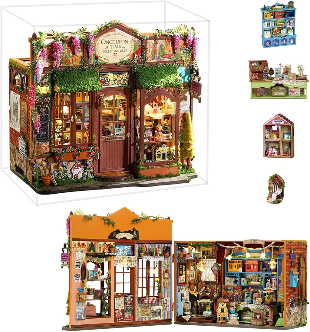 miniature house kit, dollhouse kit, miniature kit, diy, main product view