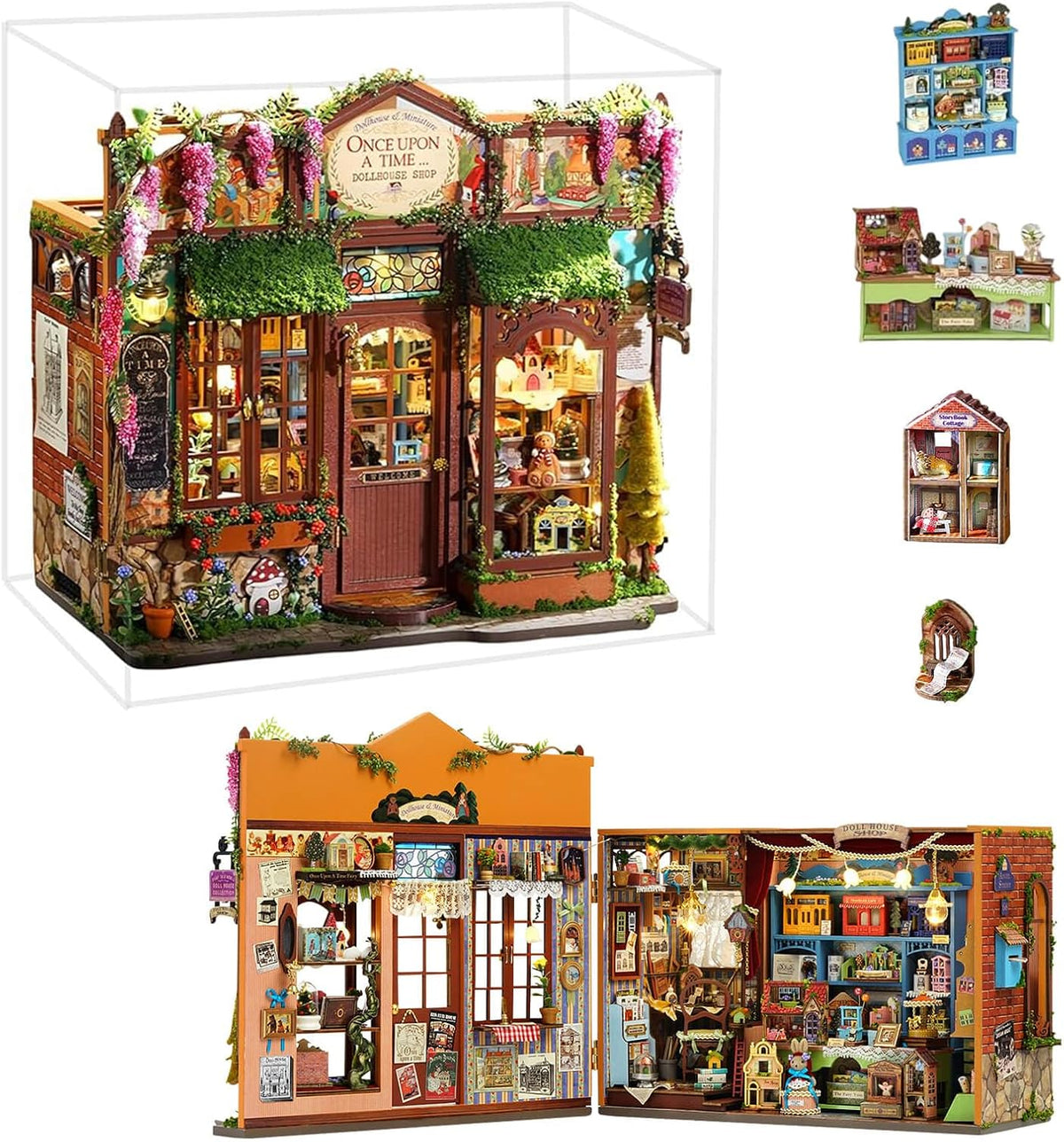 miniature house kit, dollhouse kit, miniature kit, diy, main product view