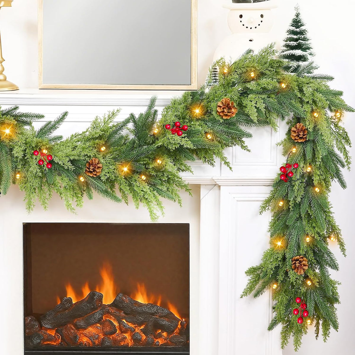timer 6 ft by 12 in lighted christmas, main product view
