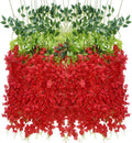artificial wisteria hanging flowers fake wisteria flower garland, main product view
