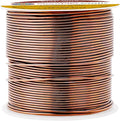 Mandala Crafts 18 Gauge Anodized Aluminum Craft Wire for Jewelry Making - 100 FT Colored Flexible Brown Wire - Bendable for Bonsai Armature Crafting Sculpting