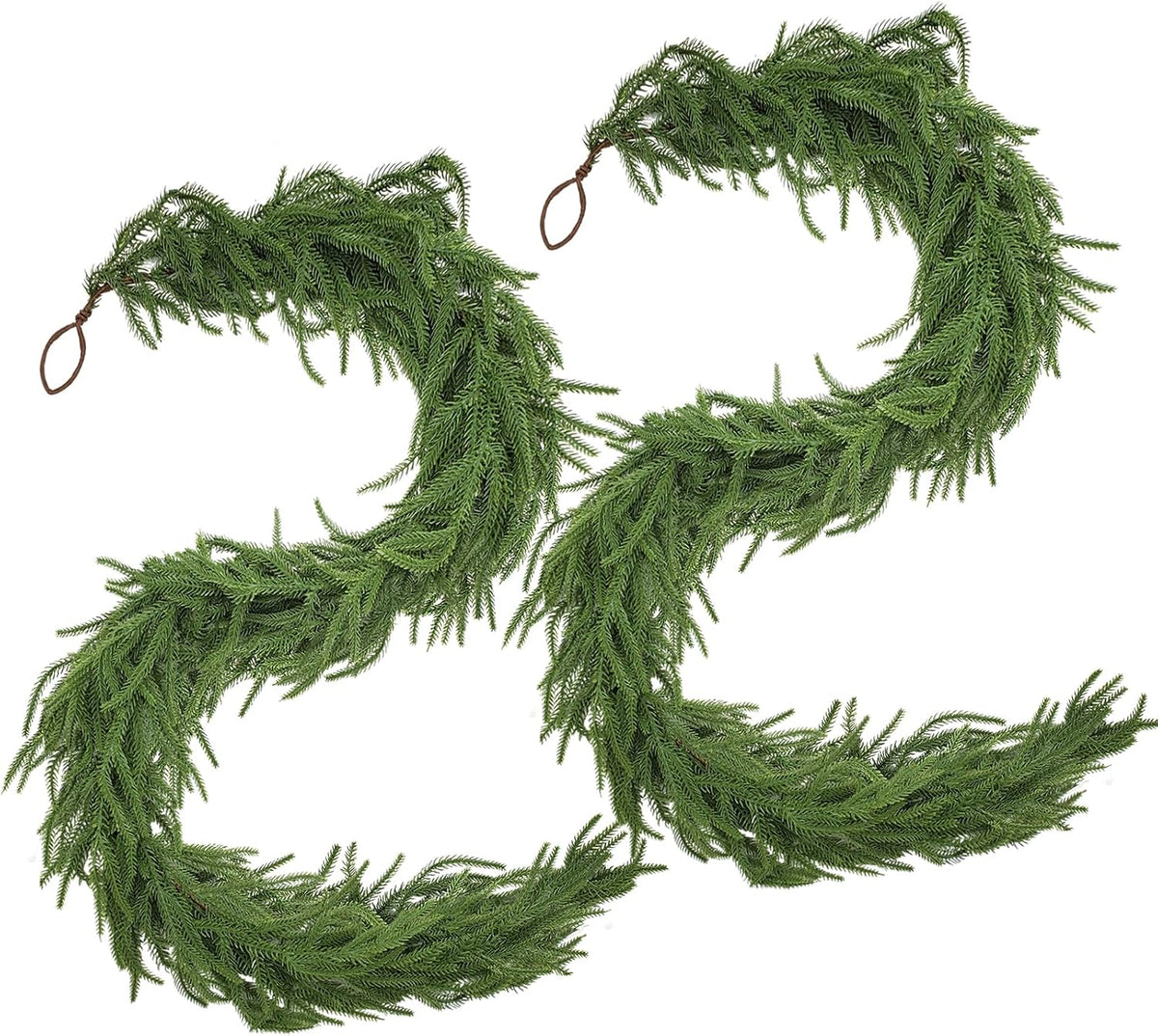 6 ft norfolk pine garlands, real touch christmas, main product view