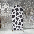 Arch Backdrop Chiara Arch Stand Covers Stretchy Spandex Fabric Cow Pattern Background for Birthday Baby Shower Party Decoration