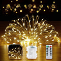 Minetom Fairy Lights Battery Operated with Remote, 66Ft 200 LED Waterproof String Lights Indoor Outdoor, Starry Twinkle Light for Christmas Home Bedroom Wedding DIY Centerpiece Decor