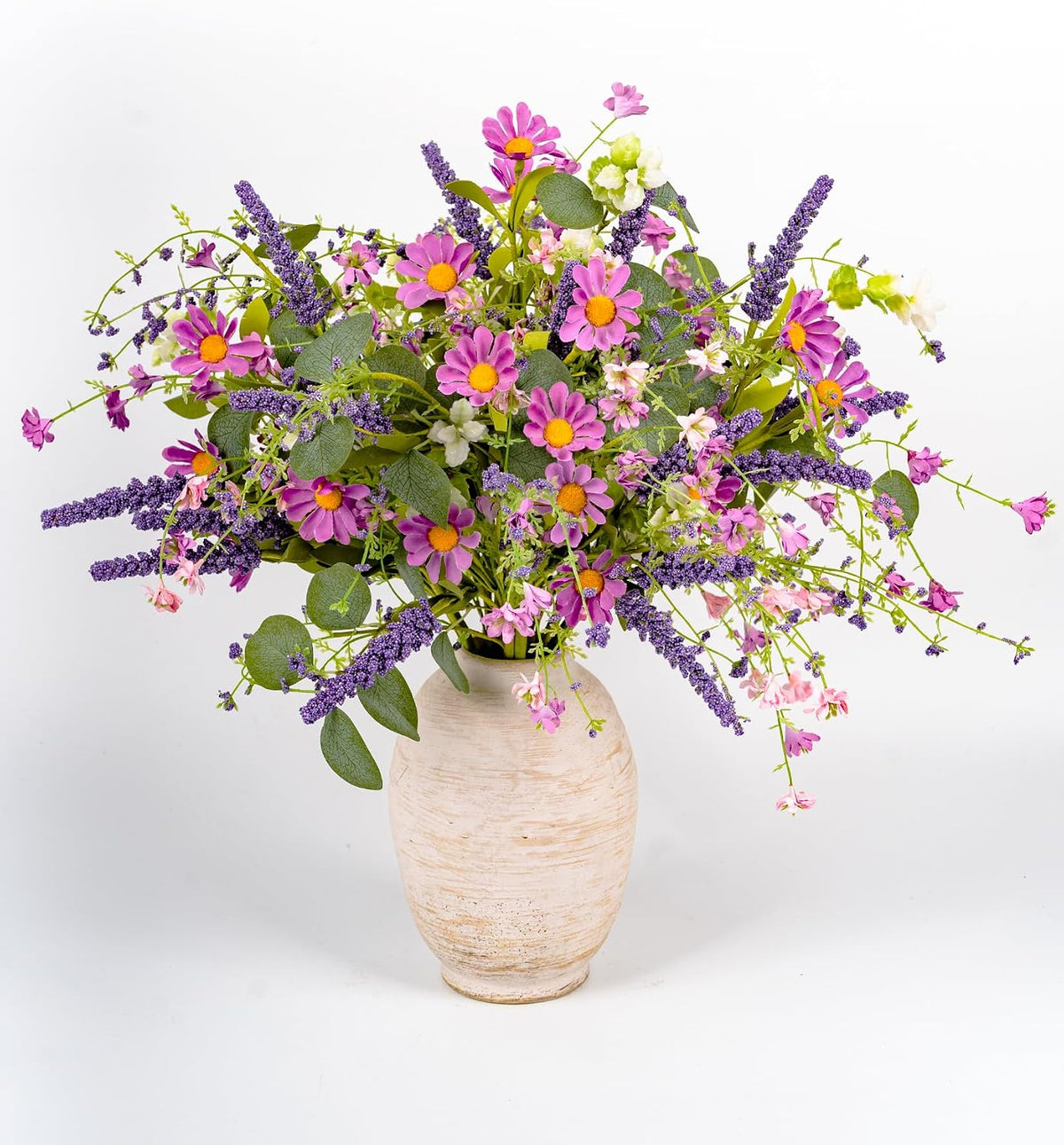 20" artificial flowers bouquet for vase indoor, 6 shown in use
