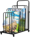 lukar art canvas storage rack, art storage organizer, main product view