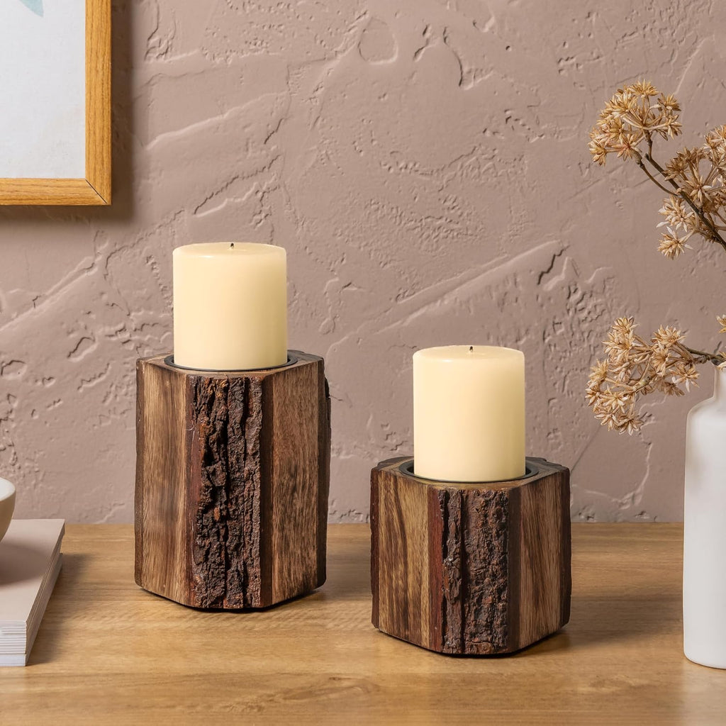 Aurora Candle Holder Set of 2