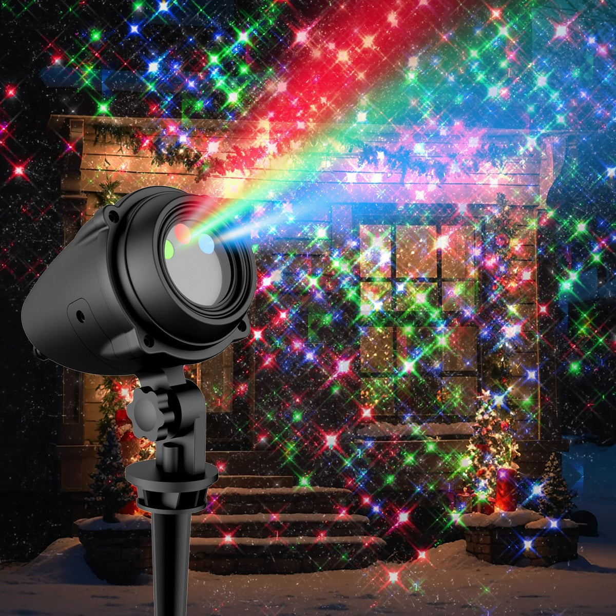 outdoor projector lights, rgb firefly laser lights outdoor, main product view