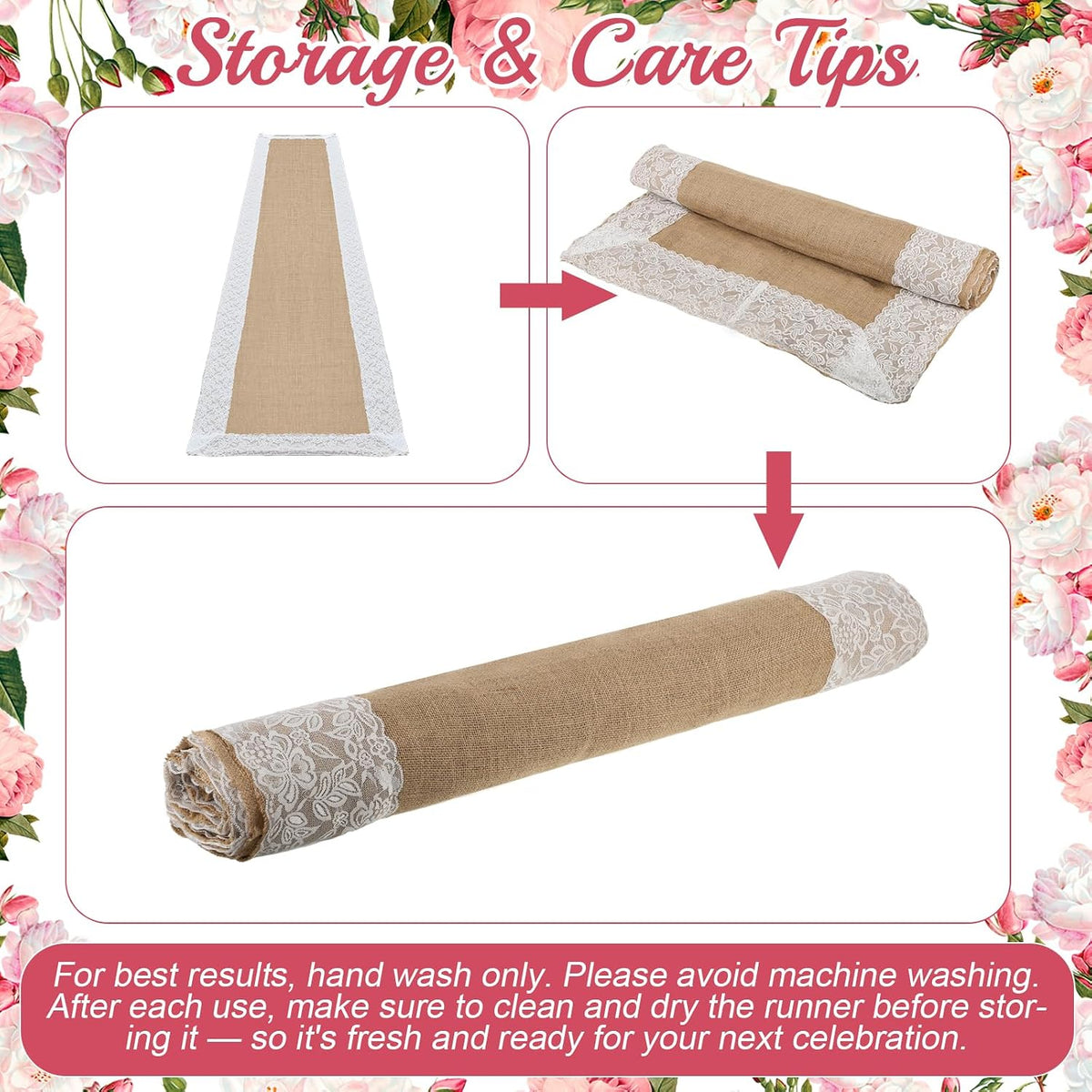 Natural Burlap Wedding Runner Aisle for Wedding Ceremony Burlap Aisle Runner ...