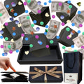 JINSTABAG Surprise Box Gift Box for Money, DIY Unique Folding Bouncing Gift Boxes with Confetti, Surprise Gift Box Explosion for Birthday, Anniversary, Valentine's Day.