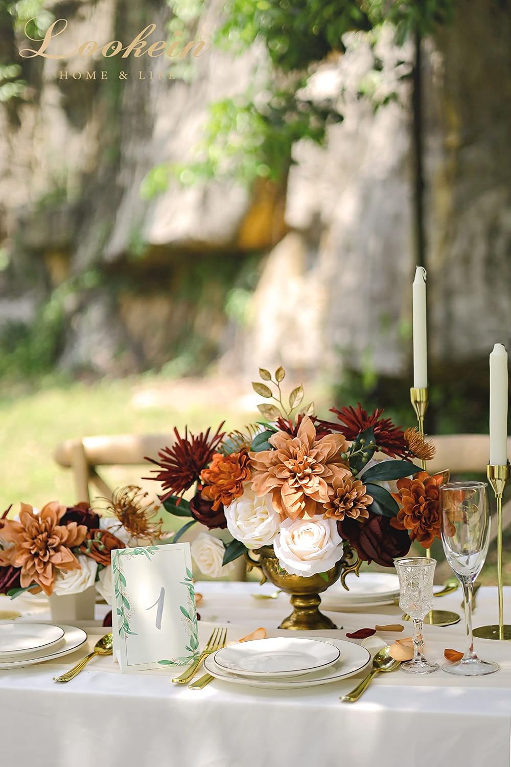 lookein artificial flowers for diy wedding decoration bridal, close-up detail