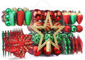 SHareconn 106PCS Christmas Balls Ornaments Set, Colorful Shatterproof Plastic Decorative Baubles for Xmas Tree Decor Holiday Wedding Party Decoration with Hanging Hooks, Red & Green Gold