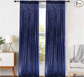 JYFLZQ Navy Blue Sequin Backdrop Curtains 4ft x 8ft 2 Panel Glitter Photo Booth Backdrops Sparkly Photography Background Drapes for Parties Wedding Bridal Showers