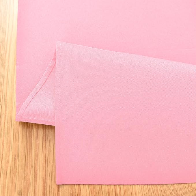 Farmhouse Pink Table Runner Dining Table Runners 48 Inches Long Coffee Table Runner for Dresser Living Room Bedroom Holiday Party Banquet 12X48 Inch