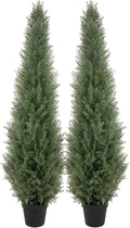 bellacat 5ft uv resistant artificial topiary trees outdoor, main product view
