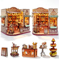 book nook diy miniature house kit, 3d wooden, main product view