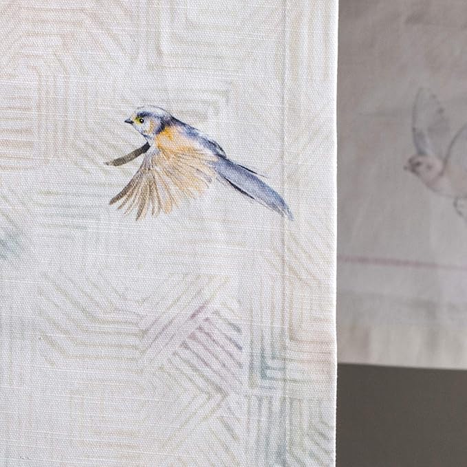 Maison d' Hermine Table Runner 100% Cotton Single Layer Table Runners 108 inches Long Decorative for Home Kitchen Dining Party Wedding Bridal Shower Spring Summer (Flying Birds, 14.50" x 108")