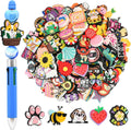 random different silicone focal bead for pens funny, main product view