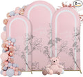 Wedding Arch Cover 7.2FT 6.6FT 6FT Spandex Arch Backdrop Cover Stretchy Backdrop for Wedding Birthday Party Decoration Baby Shower