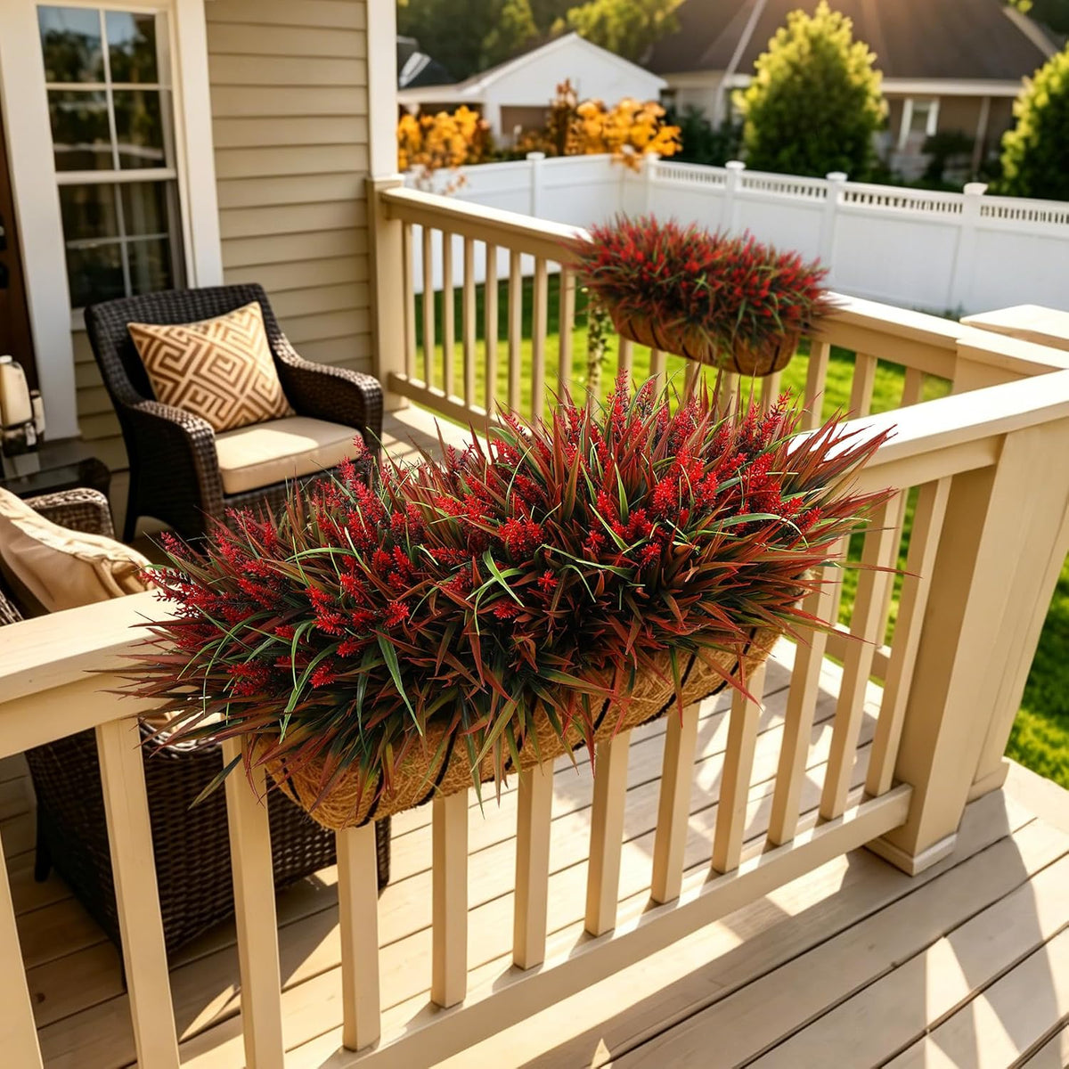 fake plants with artificial lavender flower for outdoor showing dimensions