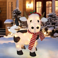 atdawn 21 inch light up cow, christmas yard, main product view
