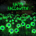 halloween decorations outdoor 36 led green solar eyeball, main product view