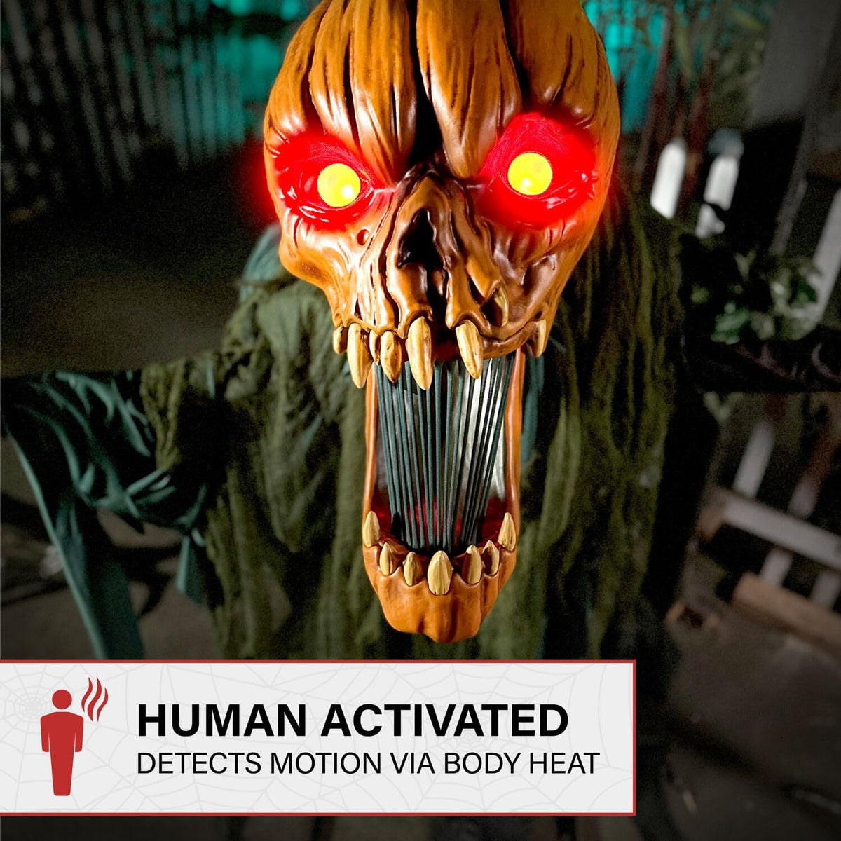 Haunted Hill Farm 4.5-Ft. Groundbreaking Jack Animatronic by Tekky