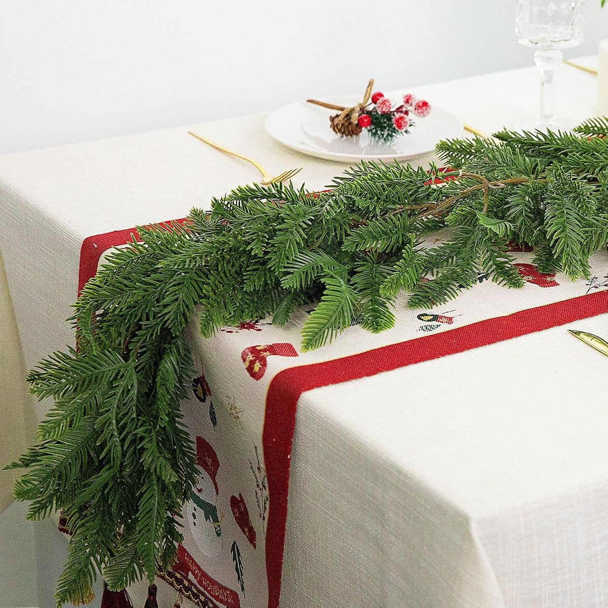 christmas norfolk pine garland, 6ft artificial pines greenery, package contents